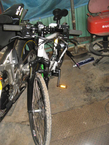 ブリヂストンの電動アシスト自転車リアルストリームの改造（電芦改 
